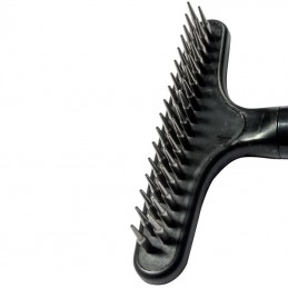 Rake comb two rows of teeth -P018-AGC-CREATION
