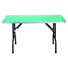 TABLE PLIANTE 120 X 60 CM HAUTEUR 78cm - VERT -MZ121BV-AGC-CREATION