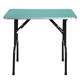 FOLDING TABLE 80 x 50 CM HEIGHT 85cm - GREEN -MZ81BV-AGC-CREATION