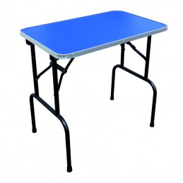 FOLDING TABLE 80 X 50 CM HEIGHT 78cm - BLUE -MZ82BB-AGC-CREATION
