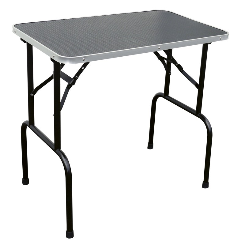 FOLDING TABLE 90 X 60 CM HEIGHT 78cm - BLACK -MZ90BN-AGC-CREATION