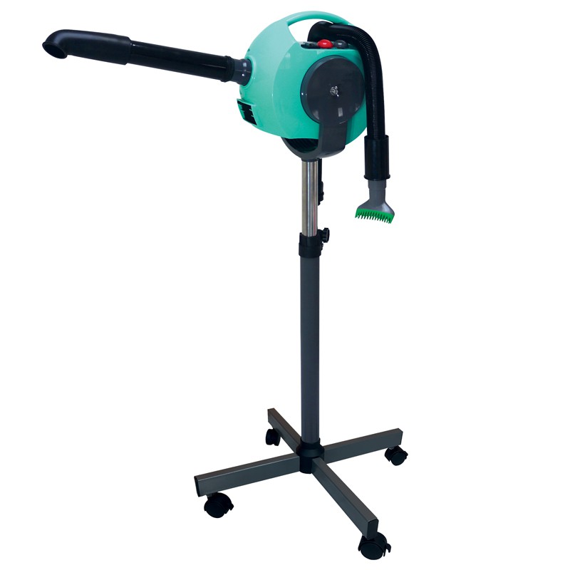 Blower dryer Bi Turbo Silence BTS3000 on stand - TURQUOISE -M950-AGC-CREATION