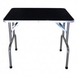 TABLE PLIANTE BOIS 90x60cm - H 67cm - NOIR -M92BN-AGC-CREATION