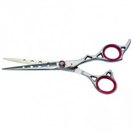 Right handed straight scissors 17 cm, with finger rest -P104-AGC-CREATION