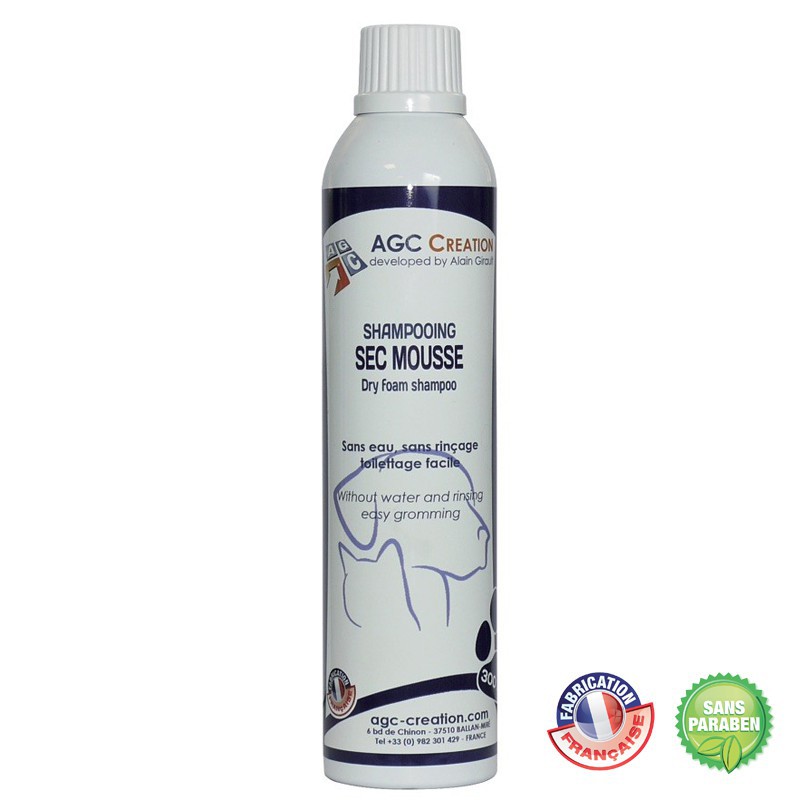 Shampooing sec mousse AGC CREATION 300 ml -C809-AGC-CREATION