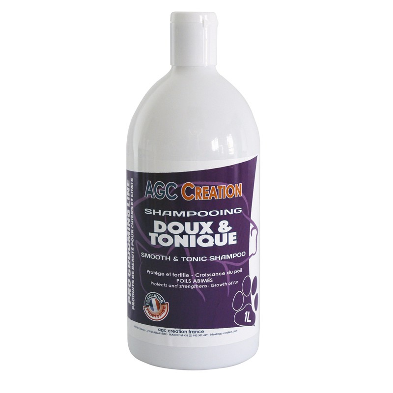 AGC CREATION soft and tonic shampoo for dog grooming - 1 L -C946-AGC-CREATION
