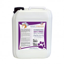AGC CREATION soft and tonic shampoo for dog grooming - 5 L -C901-AGC-CREATION