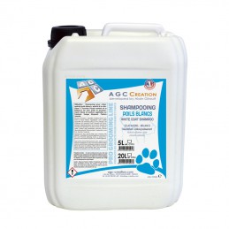 AGC CREATION white hair shampoo for dog grooming - 5 L -C913-AGC-CREATION
