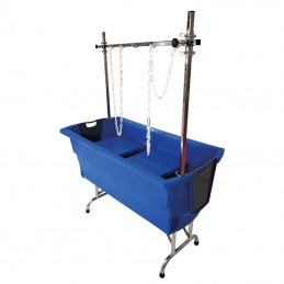 Evolutech bath - stainless steel folding stand - ROYAL BLUE -M710B-AGC-CREATION