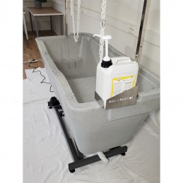 copy of AGC polyethylene bathtub - Electric frame lift - GRANITE GREY -M853G-AGC-CREATION