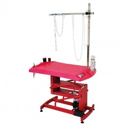 Evolutech 100 adjustable table with electric chassis - FUSHIA -M828F-AGC-CREATION