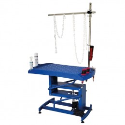 Evolutech100 adjustable table with electric chassis - ROYAL BLUE -M885B-AGC-CREATION