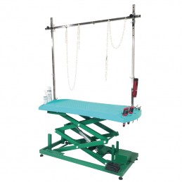 TABLE EVOLUTECH130 ELEVATRICE CHASSIS ELECTRIQUE GRANDE VARIATION - TURQUOISE -M824-AGC-CREATION