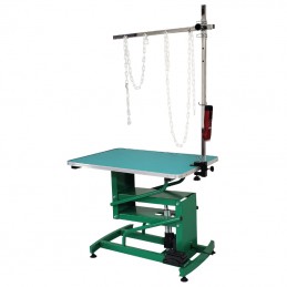 ELECTRIC ADJUSTABLE TABLE 90x60cm- METAL CHASSIS - GREEN -M886-AGC-CREATION