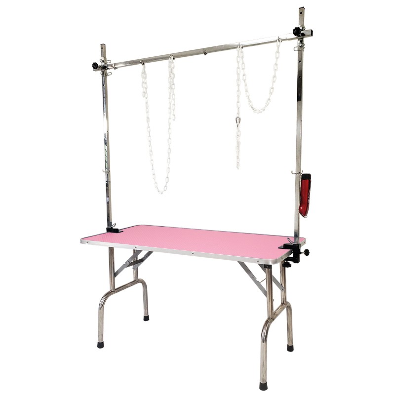 Table pliante bois 120x60cm - H 82cm - ROSE -M122BR-AGC-CREATION
