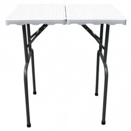 Table pliante 49x79cm Pieds 95cm - Gris Granit -M856-AGC-CREATION