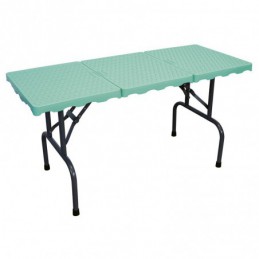 TABLE PLIANTE GRANDS CHIENS - Turquoise -M835-AGC-CREATION