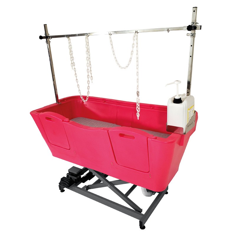 AGC polyethylene bathtub - Electric frame lift - FUSHIA -M850F-AGC-CREATION