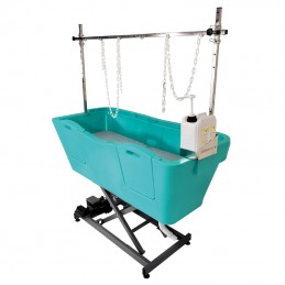 AGC polyethylene bathtub - Electric frame lift - TURQUOISE -M851T-AGC-CREATION