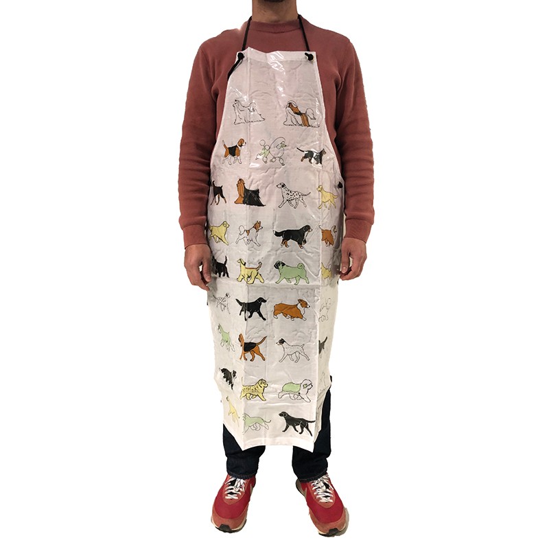 APRON WITH DOG MOTIF -X100-AGC-CREATION