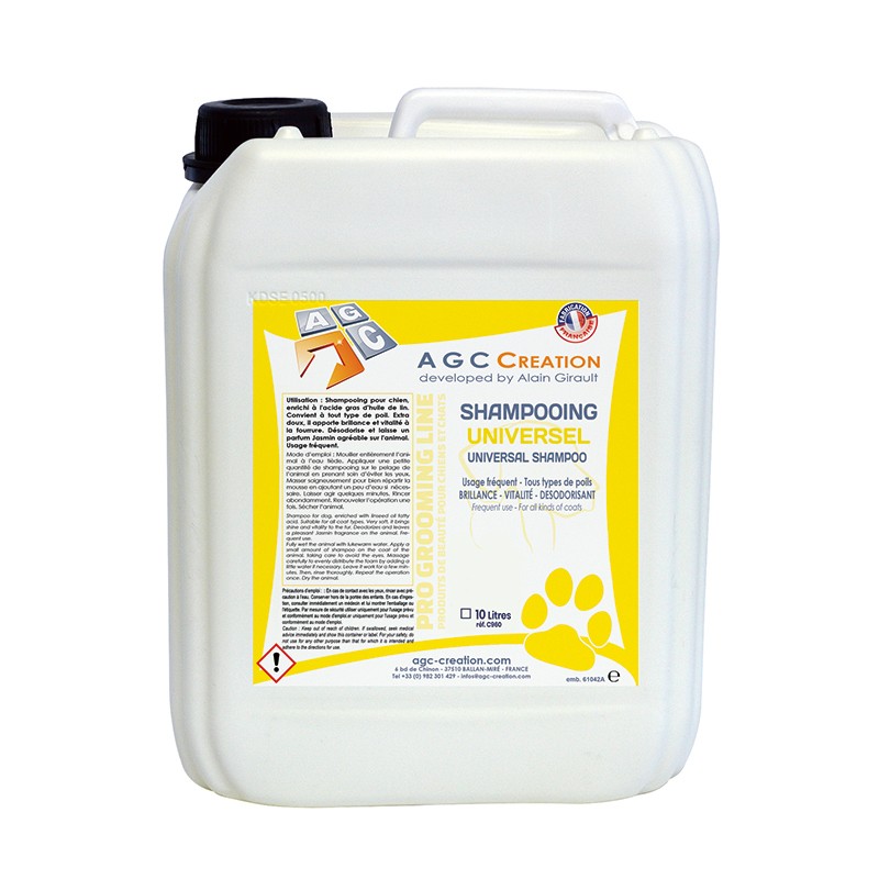 AGC CREATION universal shampoo for dog grooming - 10 L -C960-AGC-CREATION