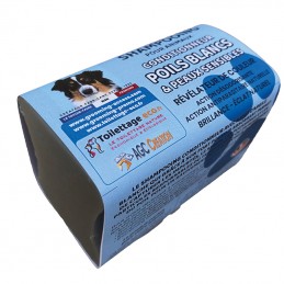 Shampooing solide CONDITIONNEUR POILS BLANCS & PEAUX SENSIBLES -C602-AGC-CREATION