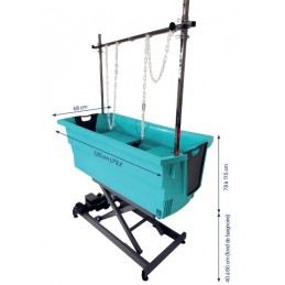 BAIGNOIRE EVOLUTECH ELEVATRICE ELECTRIQUE - TURQUOISE -M702T-AGC-CREATION