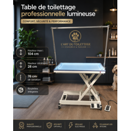 ELECTRIC LIGHTED GROOMING TABLE -CH20-AGC-CREATION